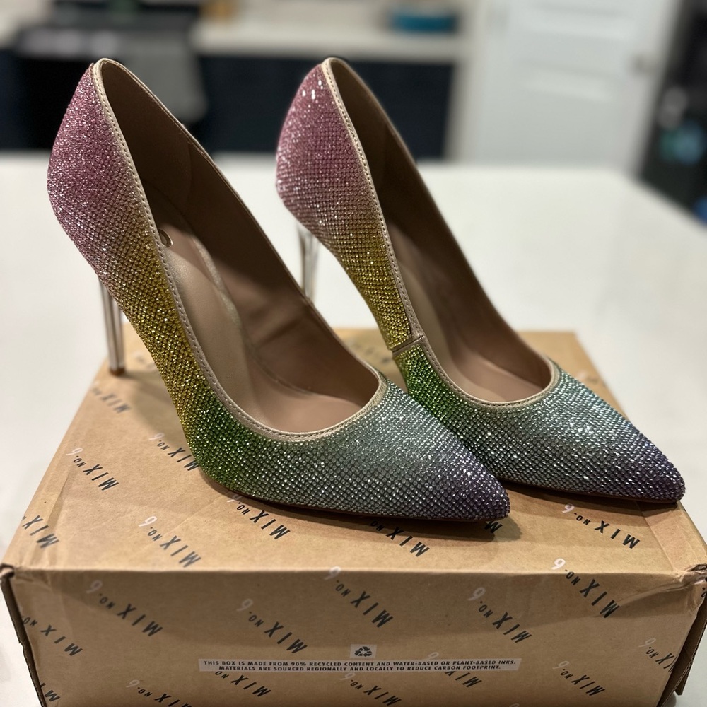 Mix No. 6 Multicolor Sparkle Heels